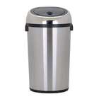 NineStars USA Infrared Stainless Steel Touchless Trash Can DZT 80 1 by 