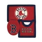 Belle View 33003 Boston Red Sox 3pc Bath Rugs