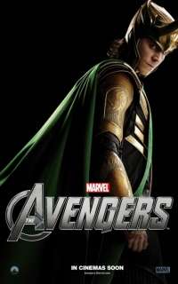 Mini Movie Poster   The Avengers, Loki, 7 x 5  