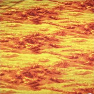 South Seas Imports Cotton Fabric Golden Sunset Skies Naturescape Fat 