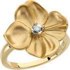 Gems is Me 10K Rose Gold Diamond Flower Ring   0.10 Ct.