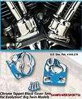 CHROME LIFTER TAPPET BLOCK COVERS FOR HARLEY EVOLUTION BIG TWIN 84 99