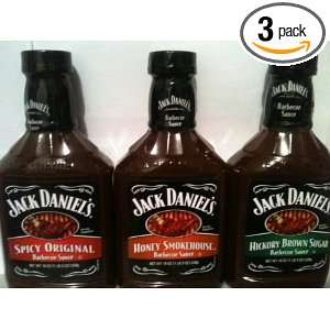 Jack Daniels Barbecue Sauce Combo (Pack Grocery & Gourmet Food