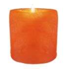   Carved Cylinder Shape Himalayan Crystal Salt 1 tealight Candle Holder