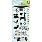 Inkadinkado Clear Stamps 4X8 Sheet   Baby Girl Baby Girl