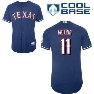  Bengie Molina Texas Rangers Authentic Alternate Cool Base 