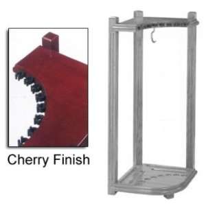 Eight Cue Heavy Duty Floor Rack (Cherry):  Sports 