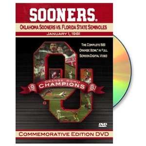 Oklahoma Sooners 1981 Orange Bowl Champions DVD Sports 