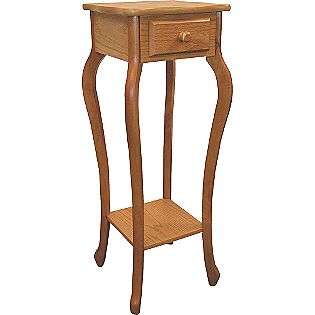 Drawer Plant Stand   Oak Finish  Ore For the Home Accent Tables 