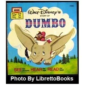  Walt Disneys story of dumbo book and casette Everything 
