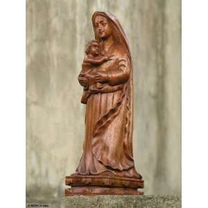  Mother Mary and Baby Jesus, statuette