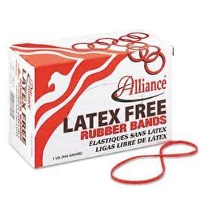  Alliance 37176   Latex Free Orange Rubber Bands, Size 117B 