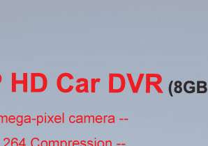 FULL HD 1080P H.264 Car DVR Digital Video Recorder 8GB  