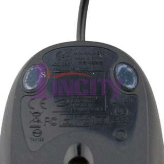 NEW Logitech Optical Mouse USB M/N M UAE96 black  
