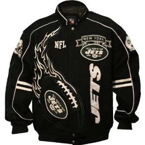   : NFL New York Jets Big & Tall On Fire Jacket 5XL: Sports & Outdoors