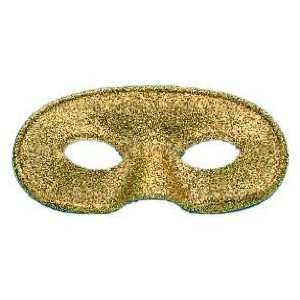  Gold Glitter Half Face Mask: Toys & Games