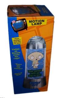 Family Guy Stewie Motion Lamp Plays Dialogue TV Show  
