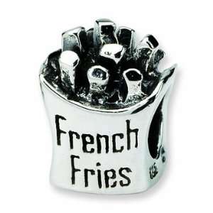  Sterling Silver Reflections French Fries Bead Jewelry