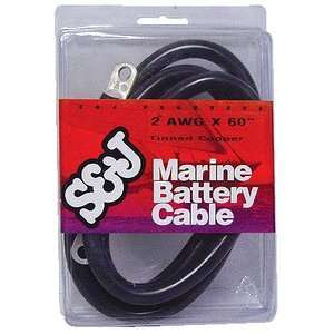  CABLE 2 GA. 60IN RED TINNED COPPER BATTERY CABLES