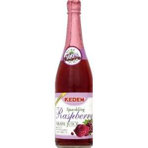 Kedem Sparkling Grape Juice   Raspberry 25.4 oz.  Grocery 