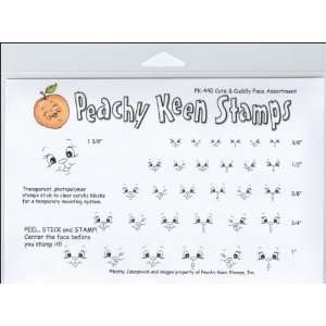  Peachy Keen Clear Stamp Face, Cute And Cuddly Everything 