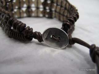 NEW Chan Luu Taupe Beaded Bracelet  