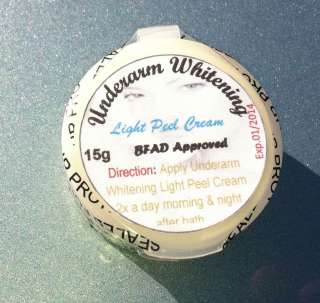   Whitening Light Peel Cream Bleach Skin Discoloration Whitener 15g
