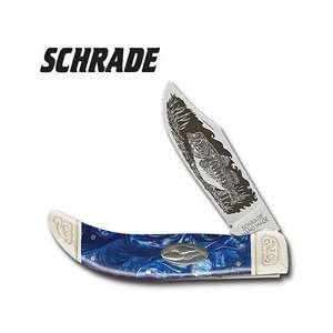  Schrade SCLB Collectable Blue Swirl Bass