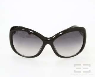 Tom Ford Black Large Round Frame Veronique Sunglasses TF82  