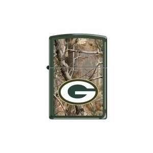  Green Bay Packers NFL Realtree Camo Zippo Lighter: Kitchen 