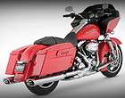   & Hines 16769 Power Duals Exhaust   Chrome   2010 12 Touring Harley
