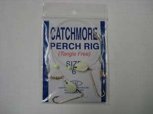 CATCHMORE Perch Rig, Size 6   Glow  