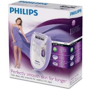 Philips HP6509 Satinelle Soft Sensitive Total Body Epilator with 