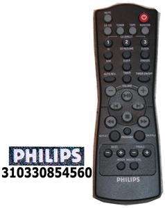 NEW Philips Shelf 3 CD Stereo Remote 310330854560 MC77 MC77/37 