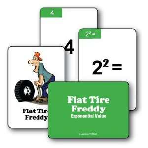  Flat Tire Freddy Exponential Values (Grade Levels 5 & Up 