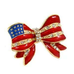  Go USA American Flag Ribbon Fashion Ring   Team USA Ribbon 
