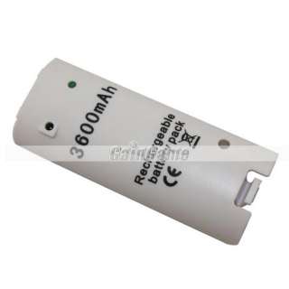 3600mAh Rechargeable Battery Pack For Nintendo Wii  