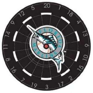   Florida Marlins 18in Bristle Dart Board  Game Room: Sports & Outdoors