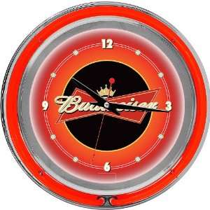   Inch Double Ring Neon Wall Clock   Game Room Products Neon Clocks Beer