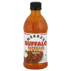  Moore, Sauce Wing Buffalo, 16 FO (Pack of 12) Health 