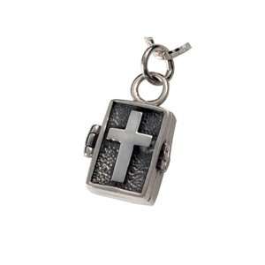  Prayer Box with Cross Cremation Jewelry in Sterling Silver 
