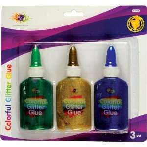  Glitter Glue 3Pc Case Pack 72 Electronics