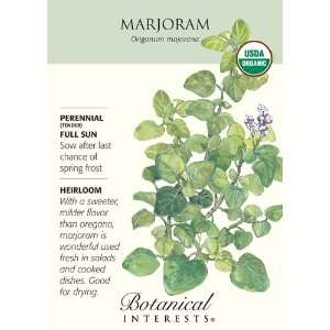  Marjoram Seeds   .30 grams   Organic Heirloom Patio, Lawn 