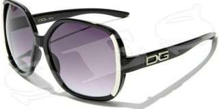 DG Eyewear Sunglasses Shades Womens Retro Light Blue  