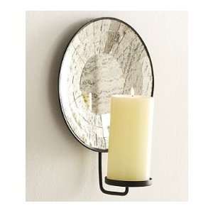 Pottery Barn Mirror Wall Mount Candle Sconce:  Home 