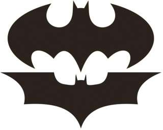 Batman Bat Signal Black Only 2 Pack Iron On Transfer #4  