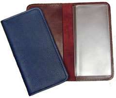 Premium Quality Leather Check Book Cover MADE IN USA  