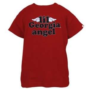  Georgia Bulldogs Red Toddler Little Angel T shirt Sports 