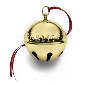  Wallace 2008 Gold Plated Sleigh Bell   19th Edition 