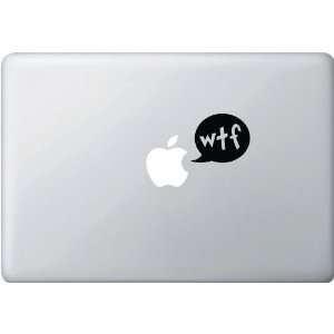  WTF   Macbook or Laptop Decal Electronics